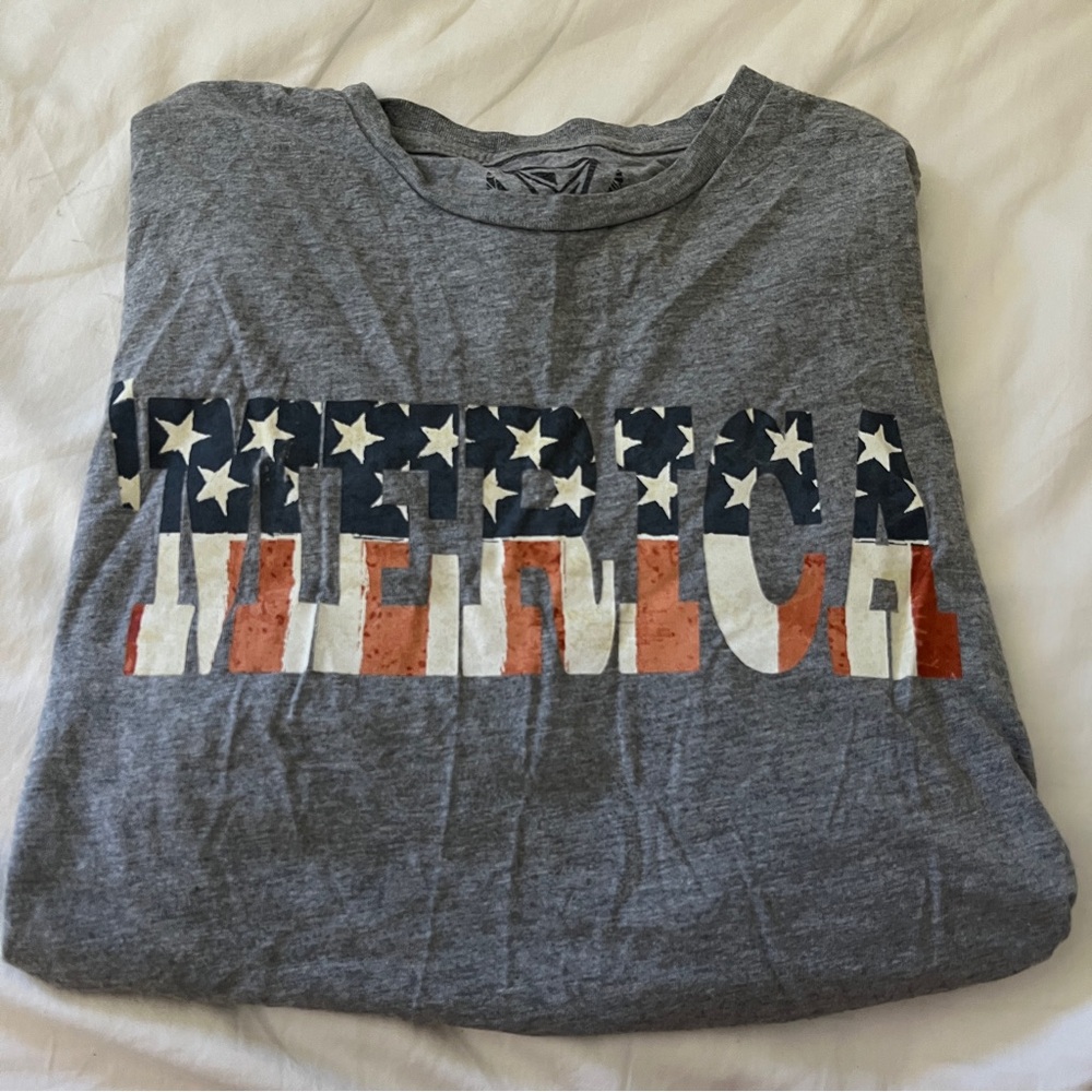 ‘Merica gray tshirt